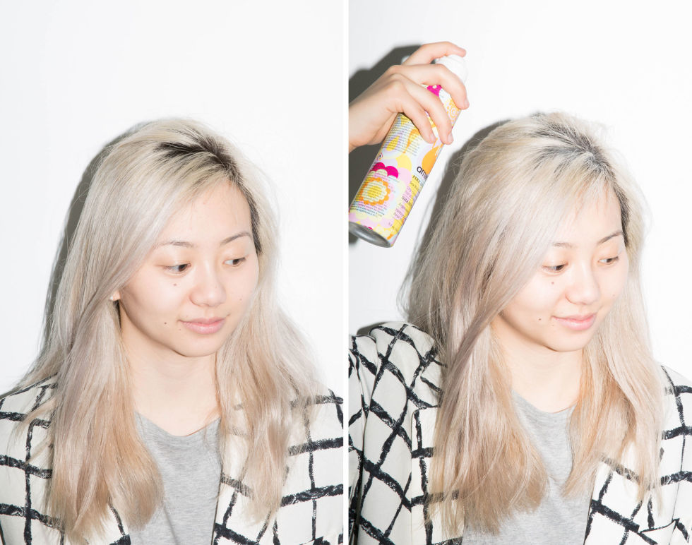 Hide your roots by styling yourself differently