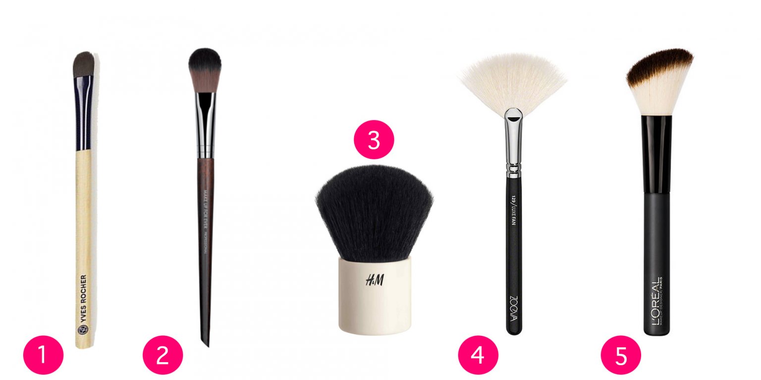 Tips for makeup brushes for the complexion