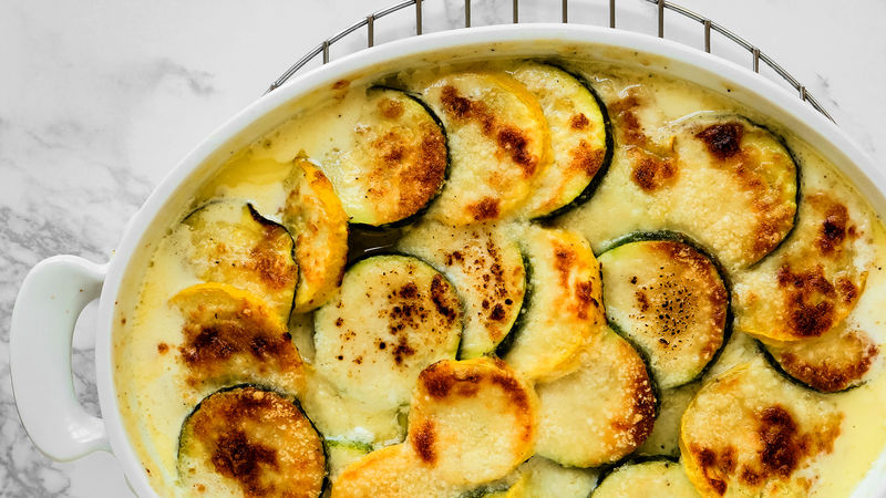Recipes for zucchini gratin