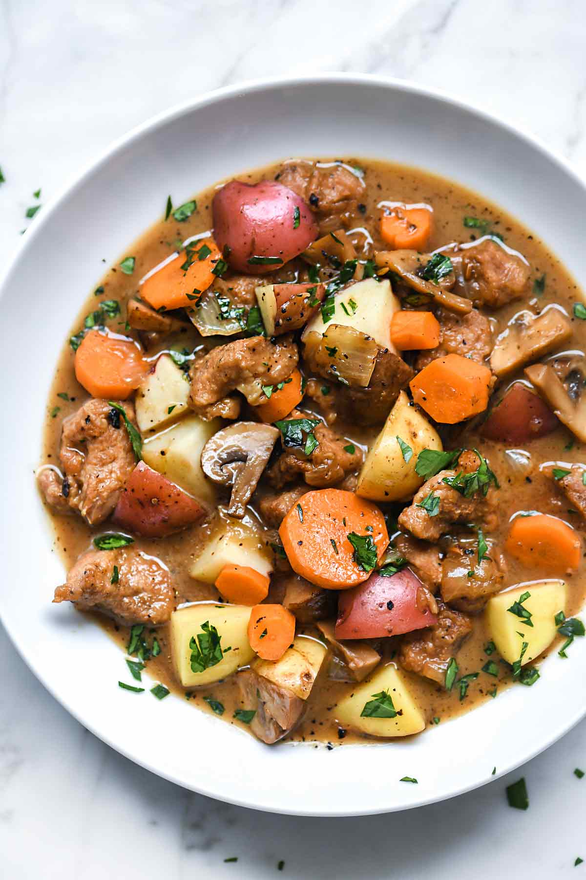 Recipes for sauteed pork stew