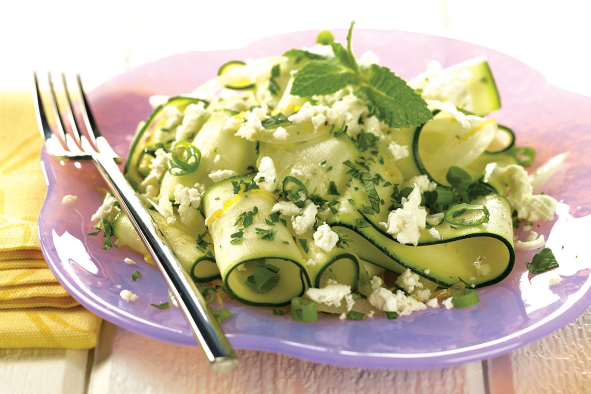 Recipes for zucchini salad