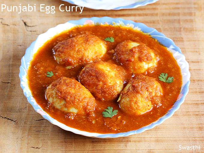 Recipes for egg curry
